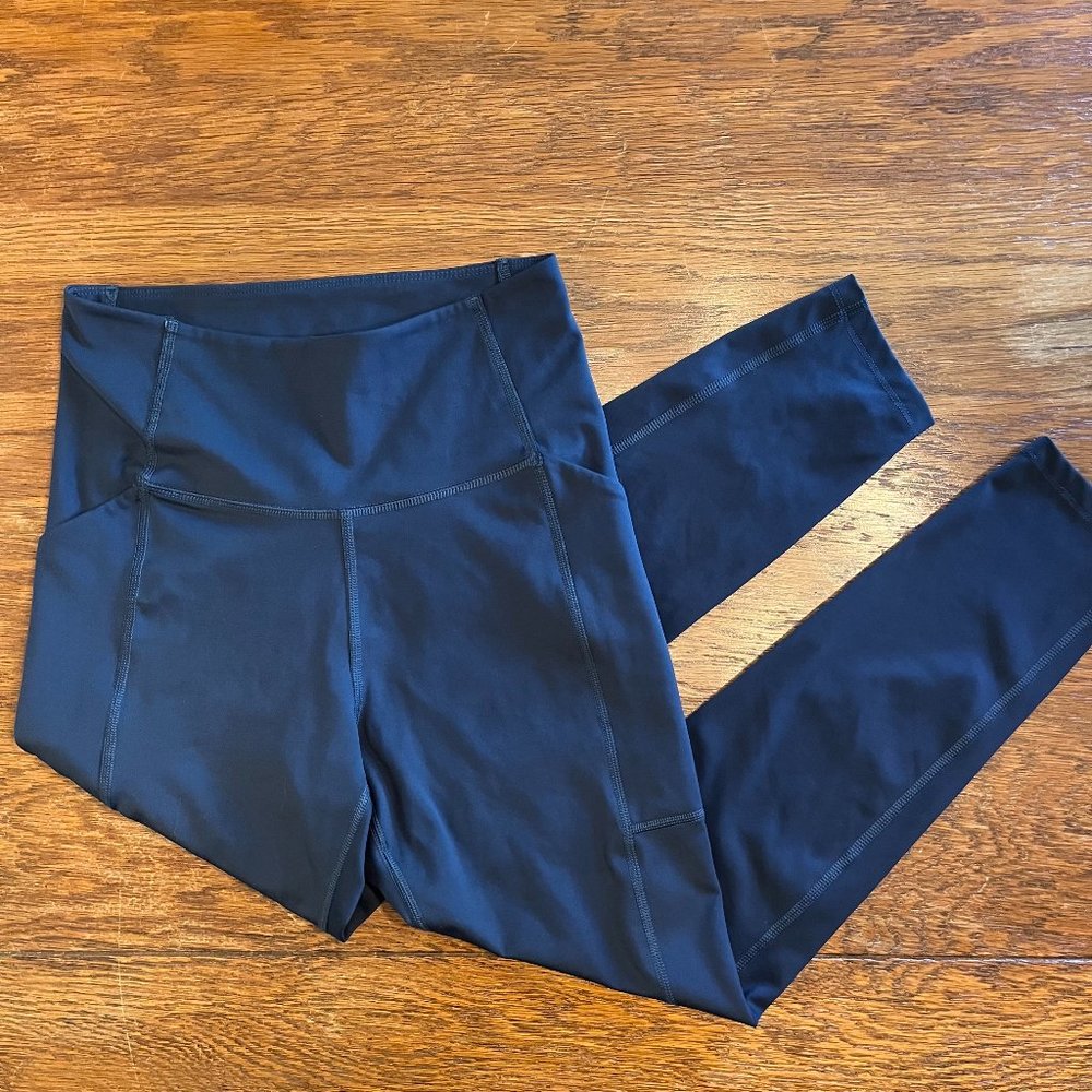 Girlfriend Collective Midnight Compressive Pocket Legging Small